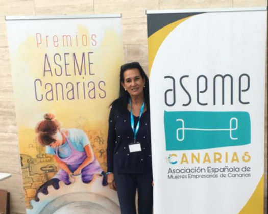 Paqui Cabrera. Premio a La Integridad. ASEME Canarias